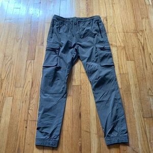 H&M gray skinny cargo pants